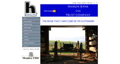 Desktop Screenshot of hamlinbank.com